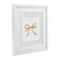 Stupell Industries Chic Bow with Striped Border Framed Print Under Glass, design by PATRICIA PINTO